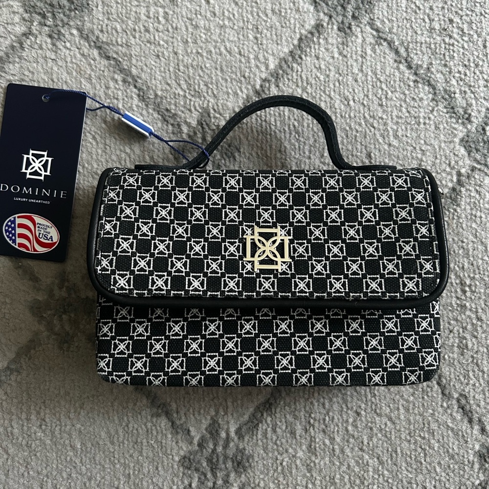 Black and White Crossbody Bag